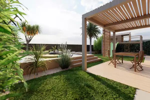 Jardin Structuré Moderne
