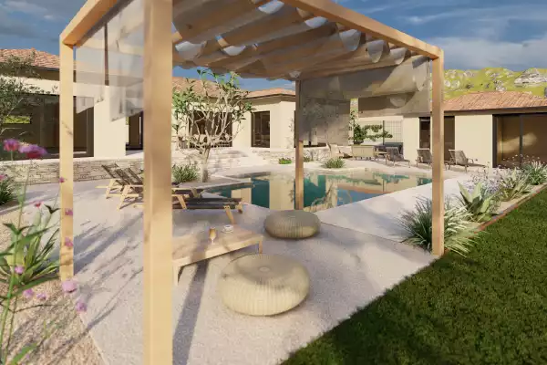 Pergola Contemporaine Autoportée