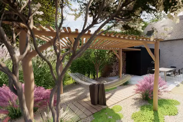 Pergola Rustique Charmante