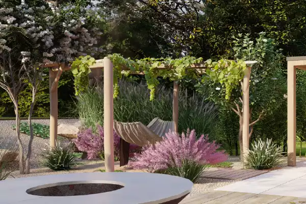 Pergola Végétalisée Harmonieuse