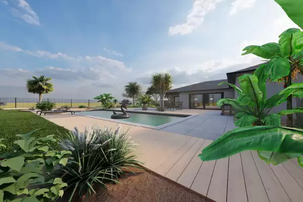 Piscine Oasis Exotique
