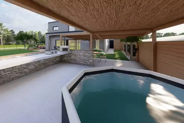 Piscine Pergola Paisible