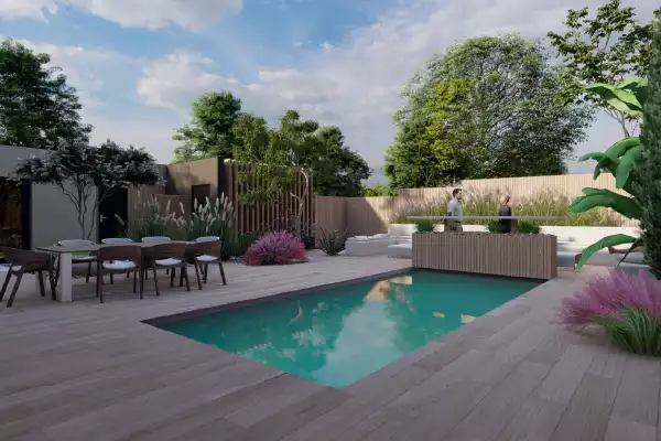 Piscine Refuge Moderne