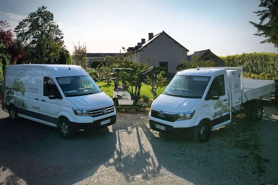 Conception crublé camion